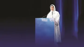 شمّا بنت سلطان بن خليفة تُلقي الكلمة الرئيسية في «منتدى الاقتصاد الأزرق والتمويل» في موناكو
